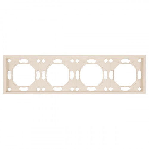 Рамка Stekker, PFR00-5004-08 4-местная Эмили, кашемир, soft touch 49913