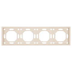 Рамка Stekker, PFR00-5004-08 4-местная Эмили, кашемир, soft touch 49913