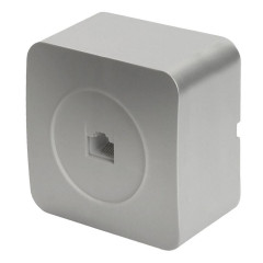 Розетка компьютерная RJ-45 Stekker София серебро MST00-20-03 49324