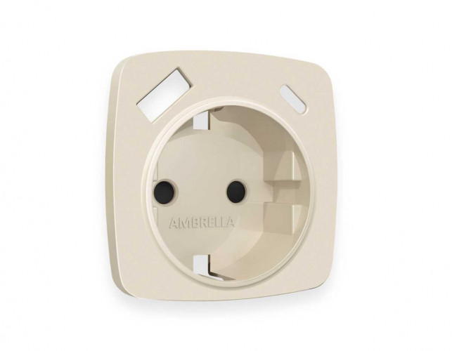 Лицевая панель розетки AMBRELLA VOLT OP3300