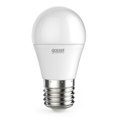 Лампа светодиодная Gauss E27 12W 3000K матовая 53212