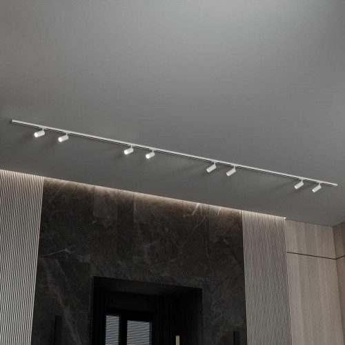 Трековая система со светильниками №3 однофазная накладная Hesby Lighting Skylite HSBL_kompl_S003_NI4W3K
