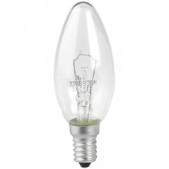 Лампа накаливания ЭРА E14 40W 2700K прозрачная ДС 40-230-E14-CL Б0039127