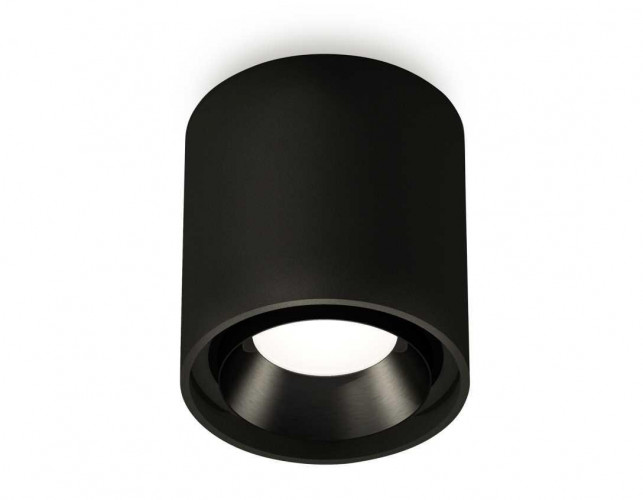 Комплект накладного светильника Ambrella light Techno Spot XS7723002 SBK/PBK черный песок/черный полированный (C7723, N7031)