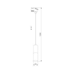 Трековый светильник TK Lighting 4403 Tracer Black Gold