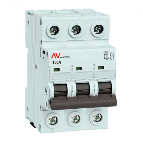 Выключатель нагрузки AVN 3P 100A EKF AVERES avn-3-100-av