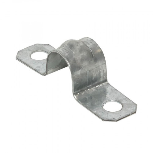 Скоба металлическая двухлапковая d14-15 мм (10 шт) EKF PROxima sm-2-14-15-r