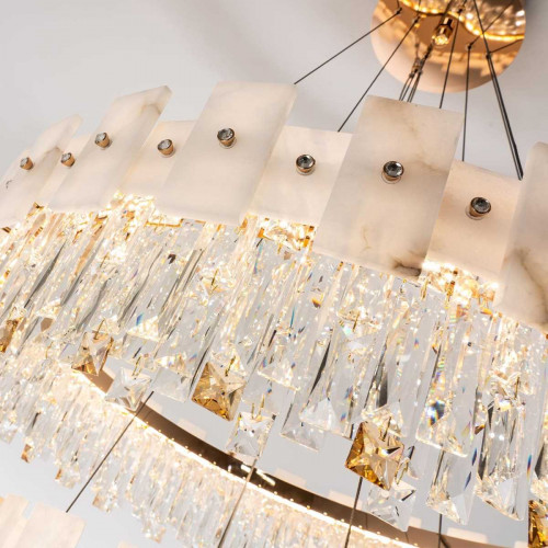 Подвесная светодиодная люстра Modelux Premium ML.6980.800.500P GD