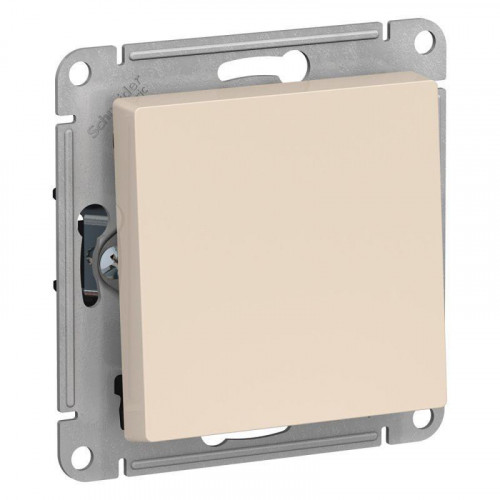Переключатель одноклавишный перекрестный Systeme Electric AtlasDesign 10A 250V бежевый ATN000271
