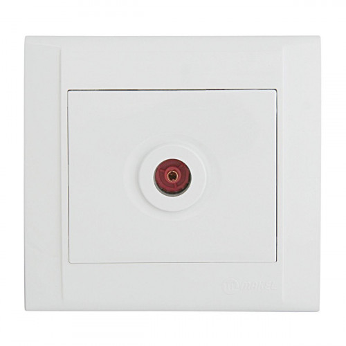 Розетка Makel телевизионная оконцевая TV 1-м СП Defne IP20 4дБ бел. 42001027