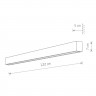 Настенный светильник Nowodvorski Straight Wall Led L 7560