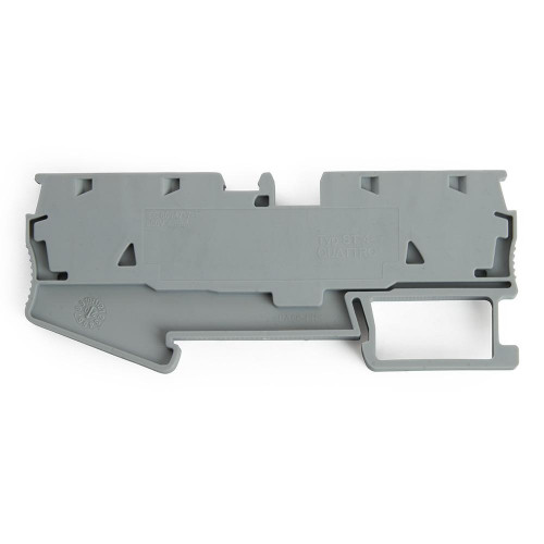 Зажим пружинный, 4-проводной проходной ЗНИ - 2,5 (JXB ST 2,5), серый Stekker 39965