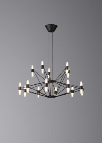 Люстра подвесная Alfa Light F3024-60 BLACK