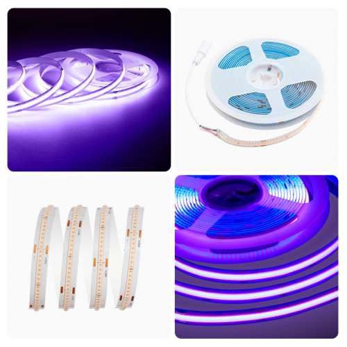 Светодиодная лента Apeyron 14W/m 512LED/m COB фиолетовый 2M 206ОО