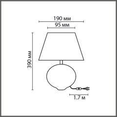 Настольная лампа Lumion Moderni Tapala 8139/1T