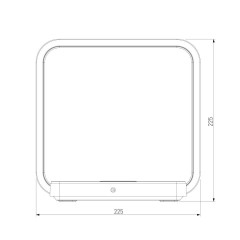 Настольная лампа Eurosvet Frame 80502/1 хром