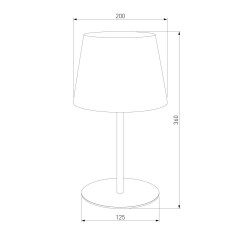 Настольная лампа TK Lighting 2934 Maja