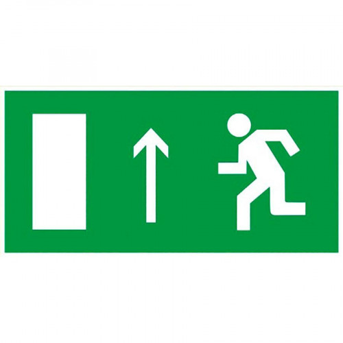 Знак "Направление к эвакуационному выходу прямо" 150х300мм EKF PROxima an-5-07