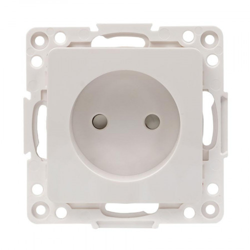 Стокгольм Механизм Розетки 1-местной б/з 10 А белый с защ. штор. EKF PROxima EYR10-022-10