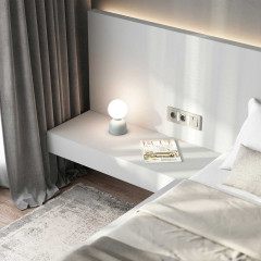 Перекрестный выключатель двухклавишный (дымчатый) W1223004/ a069460