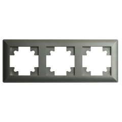 Рамка 3-постовая Stekker Катрин графит PFR00-7003-06 39809