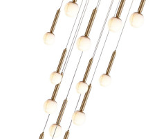 Подвесная светодиодная люстра Kink Light Монс 07530-15A,36