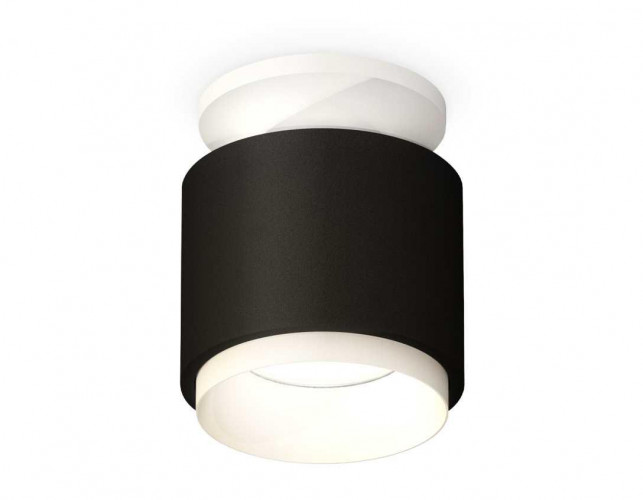 Комплект накладного светильника Ambrella light Techno Spot XS7511040 SBK/SWH черный песок/белый песок (N7925, C7511, N7030)
