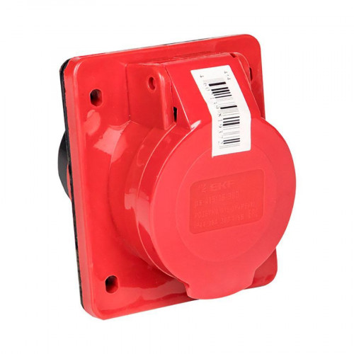 Розетка стационарная внутренняя 415 3Р+РЕ+N 16А 380В IP44 EKF PROxima ps-415-16-380