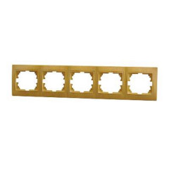 Рамка 5-ая горизонтальная Lezard Mira ольха 701-0701-150