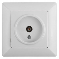 ТВ-розетка ЭРА Intro Solo белый 4-301-01 Б0043368