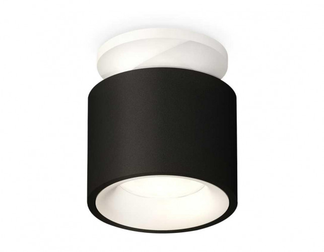 Комплект накладного светильника Ambrella light Techno Spot XS7511041 SBK/SWH черный песок/белый песок (N7925, C7511, N7010)