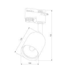 Трековый светильник TK Lighting 4497 Tracer Graphite Black1