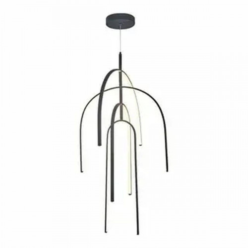 Люстра подвесная Alfa Light F3924-61 BK 95W φ80*H12 0