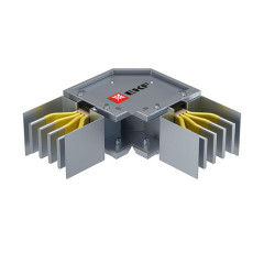 Угловая горизонтальная секция 1000 А IP55 AL 3L+N+PE(ШИНА) HPA10EH55