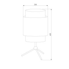 Настольная лампа TK Lighting 5567 Boho Black