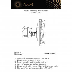 Бра Aployt Klemens APL.660.01.11