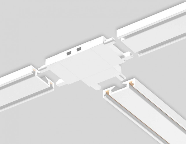 Коннектор T-образный Ambrella light Track System Magnetic Ultra Slim GV1118