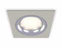 Комплект встраиваемого светильника Ambrella light Techno Spot XC7633003 SGR/PSL серый песок/серебро полированное (C7633, N7012)