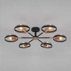 Потолочная люстра Eurosvet Gallo 70121/6 черный