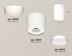 Комплект накладного светильника Ambrella light Techno Spot XS (N8901, C8141, N8112) XS8141015