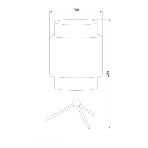 Настольная лампа TK Lighting 6565 Boho White