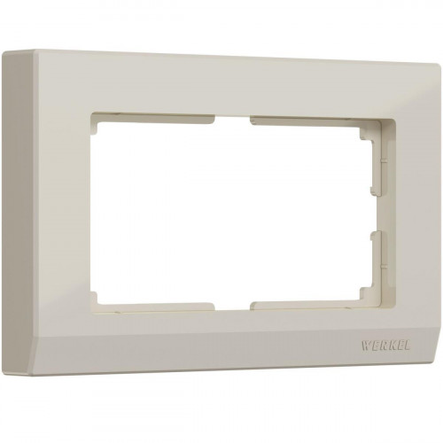 Рамка Werkel Stark для двойной розетки слоновая кость W0081803 4690389162077