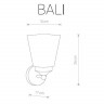 Бра Nowodvorski Bali 9353