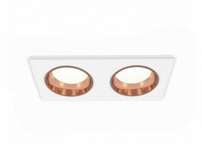 Комплект встраиваемого светильника Ambrella light Techno Spot XC6525005 SWH/PPG белый песок/золото розовое полированное (C6525, N6114)