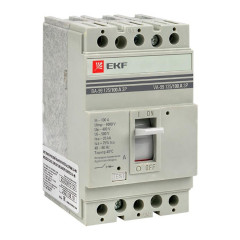 Выключатель автоматический ВА-99 125/100А 3P 25кА EKF PROxima mccb99-125-100