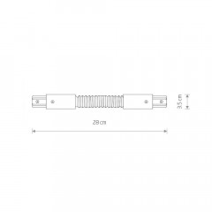 Коннектор гибкий Nowodvorski Profile 8383