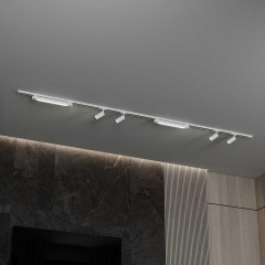 Трековая система со светильниками №5 однофазная накладная Hesby Lighting Skylite HSBL_kompl_S005_NI3W3K