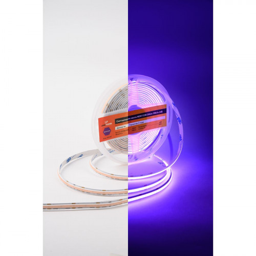 Светодиодная лента LEDS POWER NEW COB 256/м (11Вт/м) 24В фиолетовая 007397