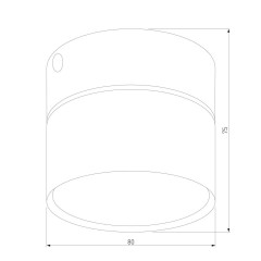Потолочный светильник TK Lighting 3398 Space Black