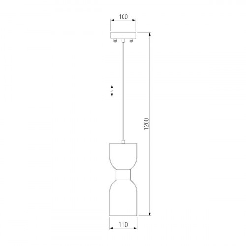 Подвесной светильник Eurosvet Tandem 50118/1 никель